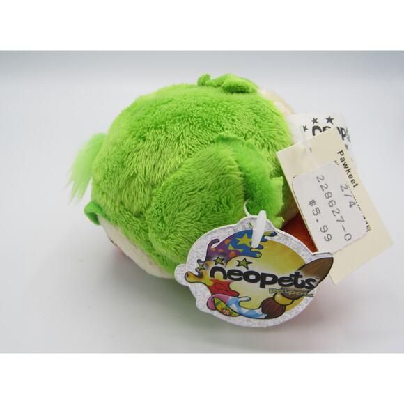 NEW w/ Tags Pawkeet Plush Neopets PetPet 2004 Limited Edition Vintage Authentic - Picture 4 of 12